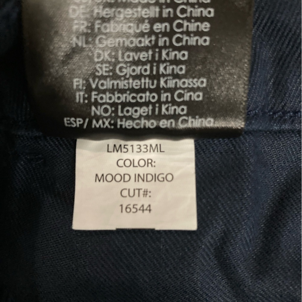 NWT Liverpool Women’s Size 2/26 Mood Indigo Dave Straight Leg Linen Capri Pants - Picture 3 of 9